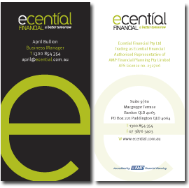 Ecential Financial Business Card