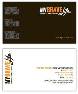 MyBraveLife Business card